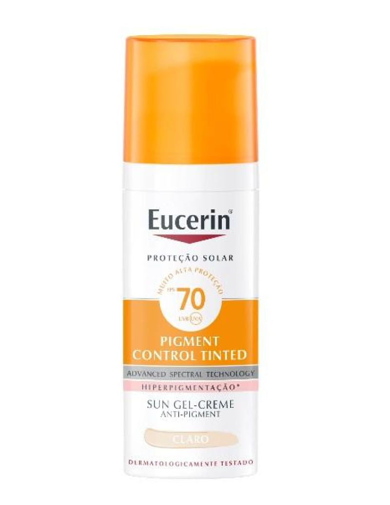 Eucerin Pigment Control Tinted FPS70 Claro Prot Facial 50ml