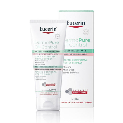 Creme Corporal Eucerin Dermo Pure Oil Control Efeito Triplo 200ml