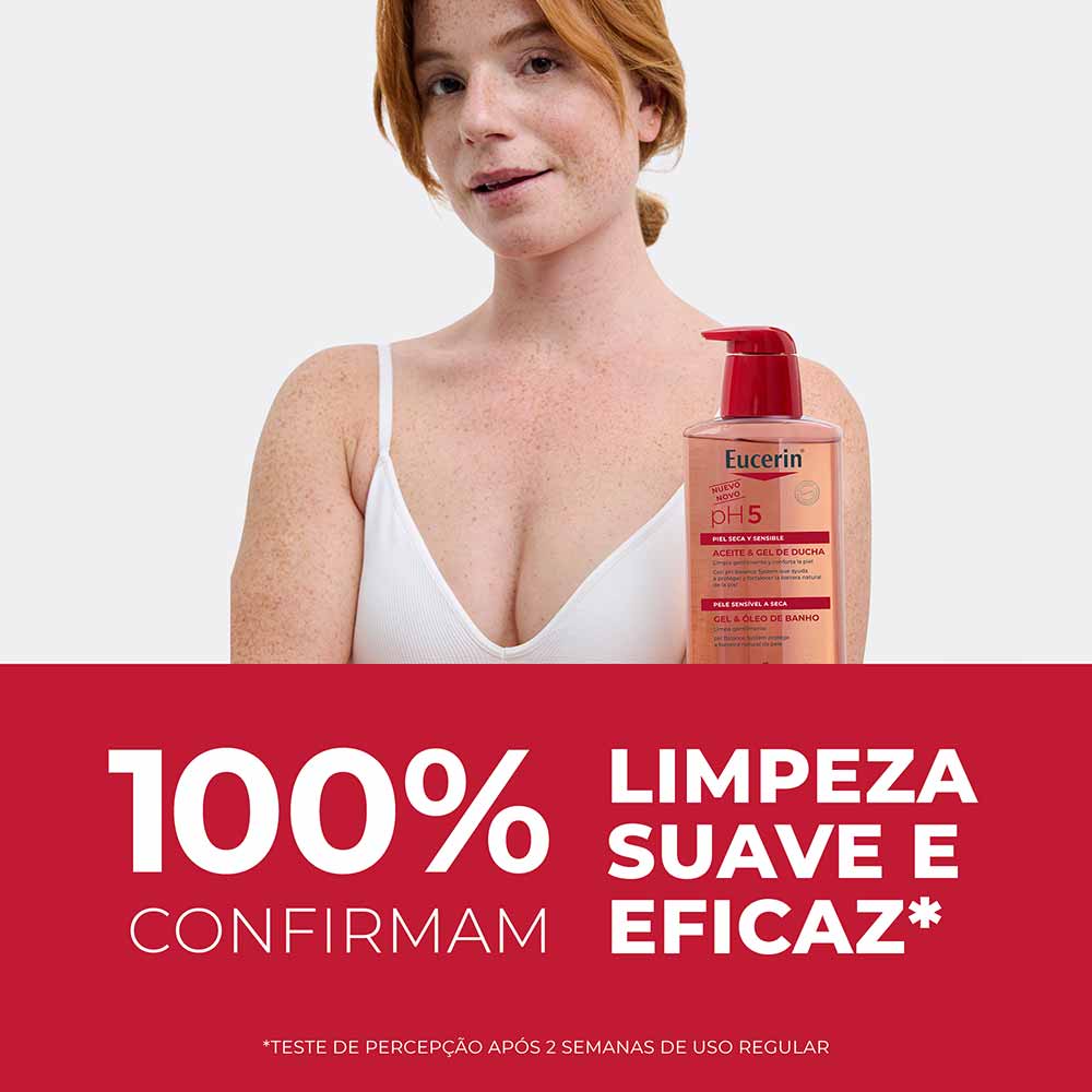 Gel e Óleo de Banho Eucerin pH5