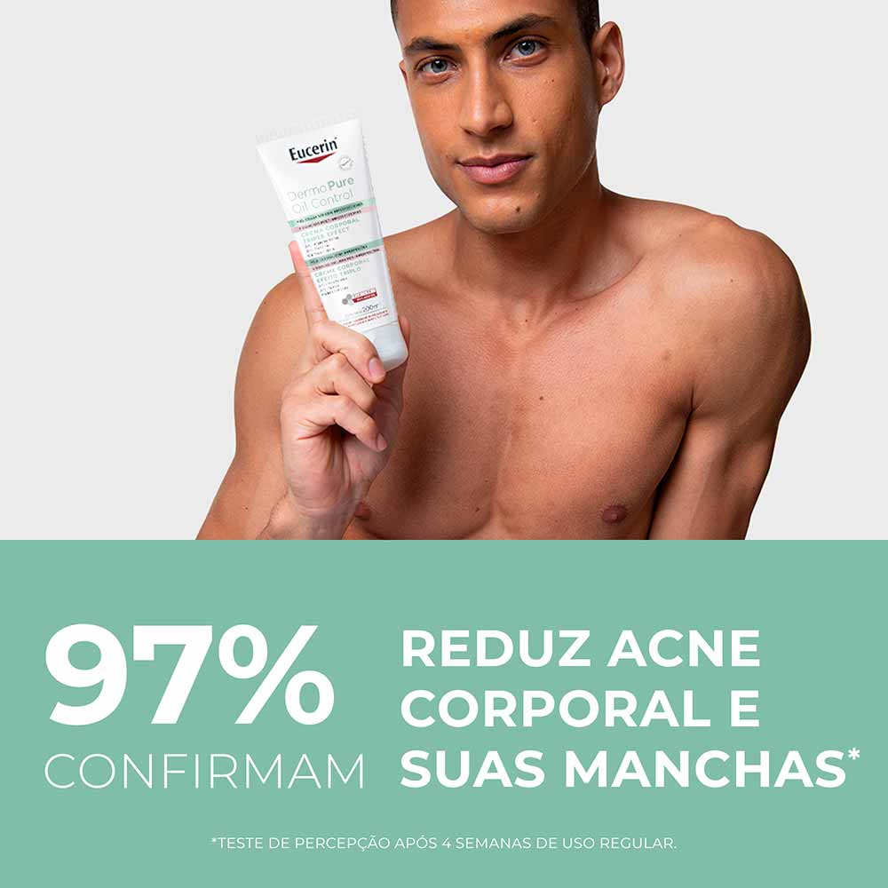 EUCERIN Creme Corporal Antiacne Dermo Pure Efeito Triplo