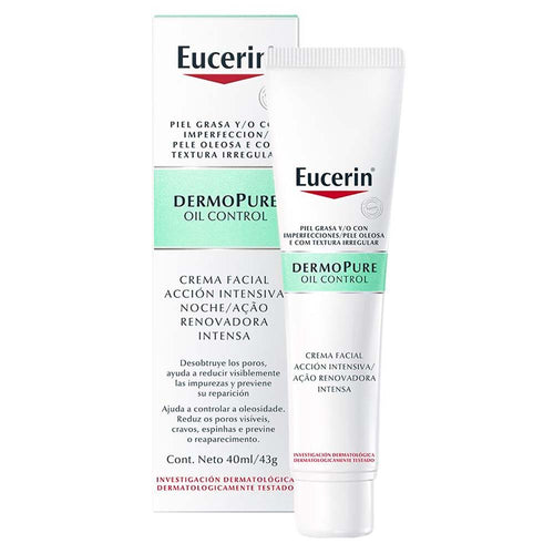 Creme Facial Antiacne Eucerin – DermoPure Oil Control Ação Renovadora