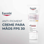 EUCERIN Creme de Mãos Clareador de Manchas Anti-Pigment FPS30 75ml