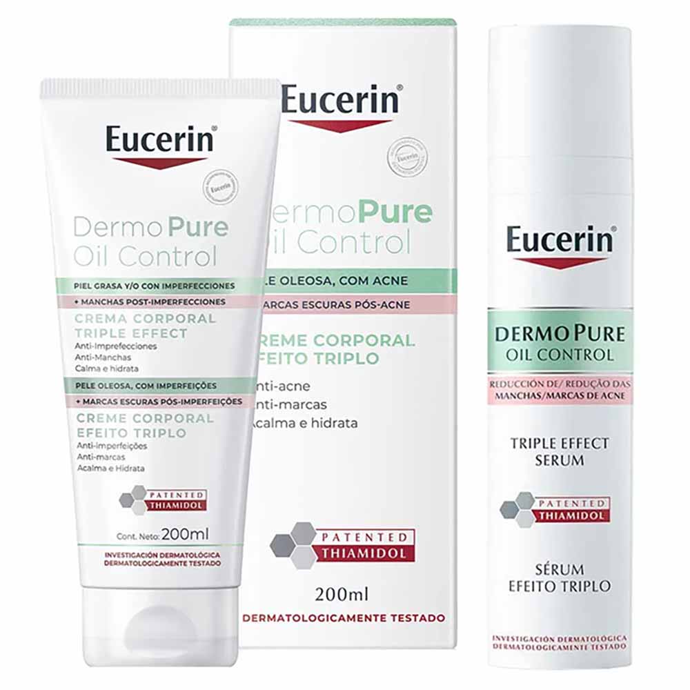 Eucerin Dermo Pure Oil Control Kit – Creme Corporal + Sérum Kit