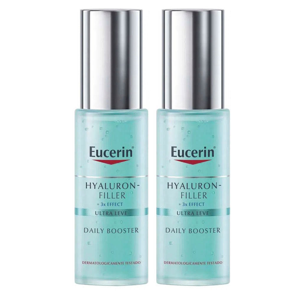 Eucerin Hyaluron Filler Daily Booster Gel Hidratante Kit com 2 Unidades