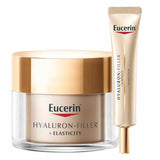 Eucerin - Hyaluron-Filler Elasticity Kit – Creme Anti-Rugas Noite + Creme Anti-idade Olhos Para Peles Maduras Kit