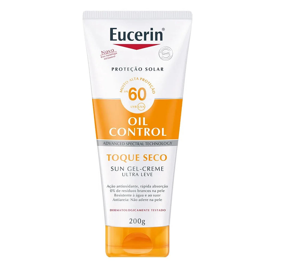 Eucerin Kit - Protetor Solar Corporal Toque Seco FPS60 + Protetor Solar Gel-Creme Oil Control FPS60 Kit