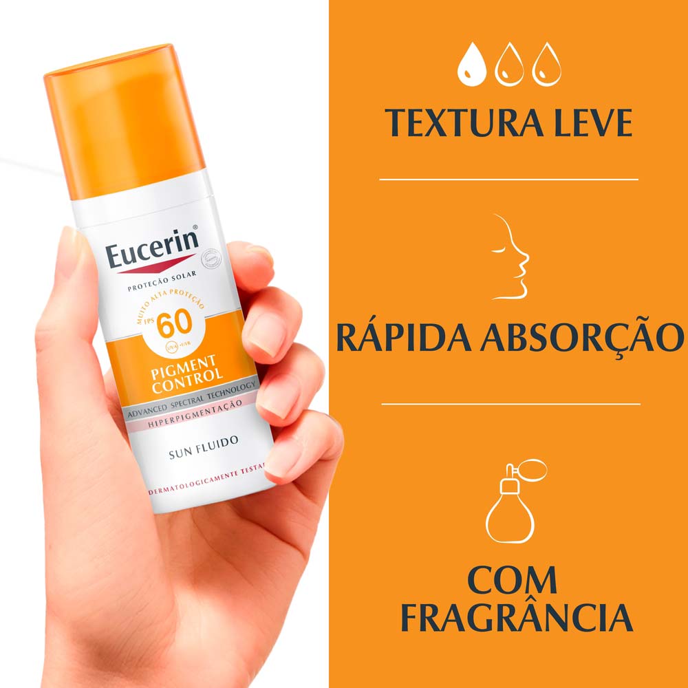 Protetor Solar Eucerin Sun Fluido Anti-pigment FPS 60