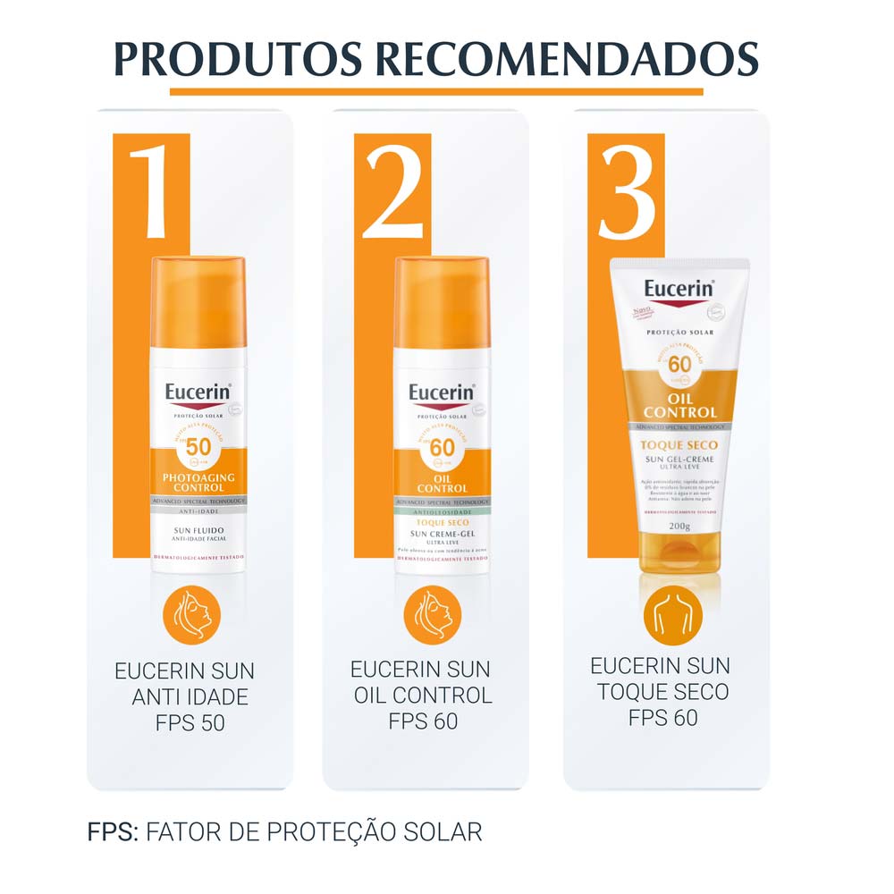 Protetor Solar Eucerin Sun Fluido Anti-pigment FPS 60