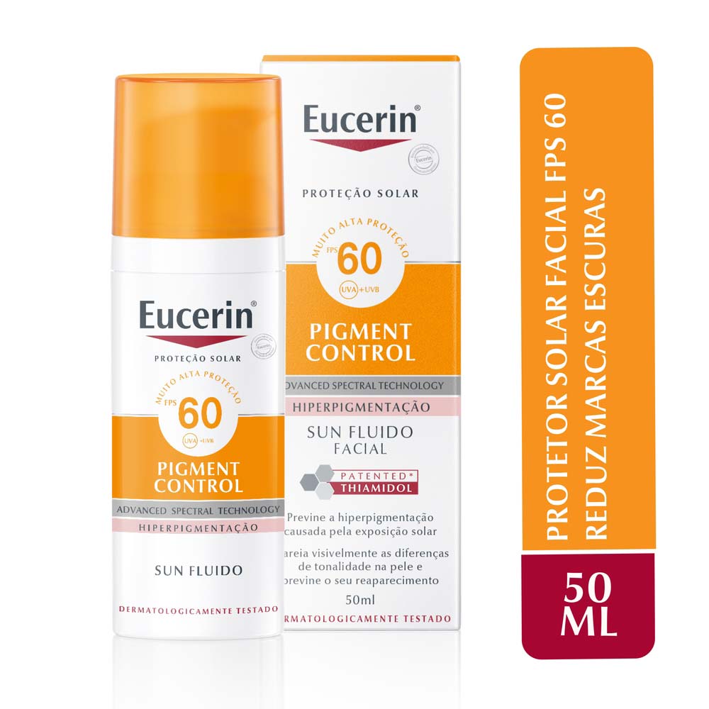 Protetor Solar Eucerin Sun Fluido Anti-pigment FPS 60
